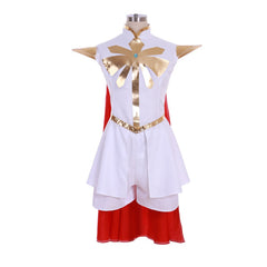 She - Ra and the Princesses of Power White Uniform Cosplay Costume for Women - Coscosmos