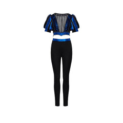 Six the Musical Catherine Parr Cosplay Costume | Women's Crop Top and Pants Suit | Music Festival Performance Outfit - Coscosmos