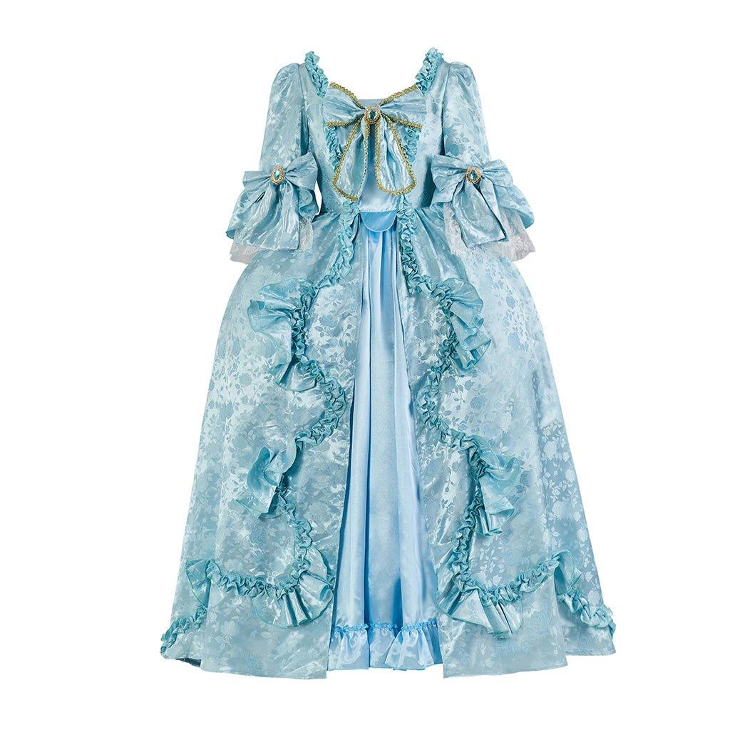 Sky Blue Marie Antoinette Rococo Ball Gown | Gothic Victorian Dress Costume for Women - Coscosmos