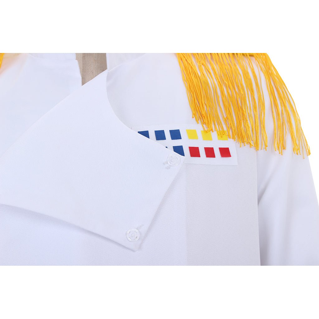 Star Wars Imperial Officer White Grand Admiral Uniform Cosplay Costume - Coscosmos