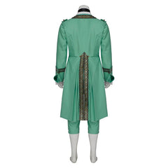 Stede Bonnet Pirate Cosplay Costume - Green Pirate Uniform Set | Medieval Halloween Outfit - Coscosmos