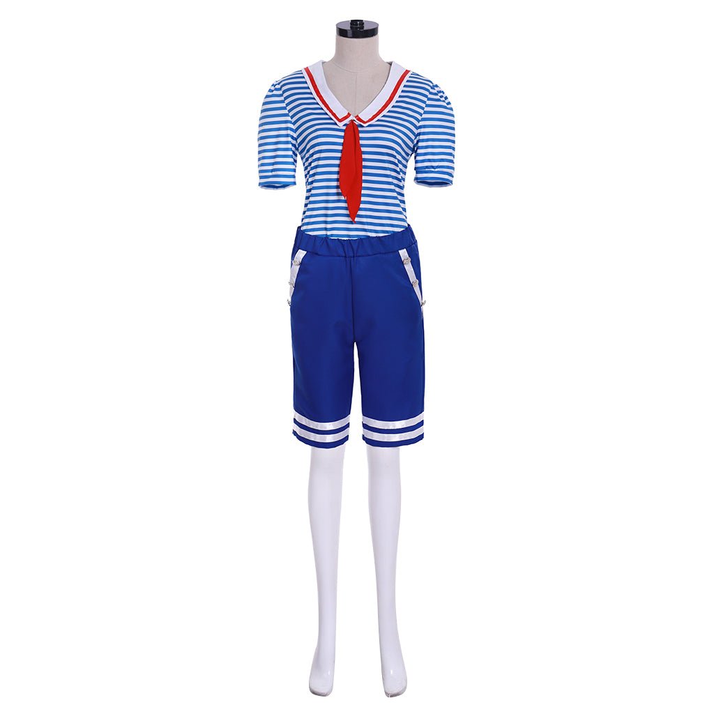 Stranger Things Robin's Scoops Ahoy Uniform Adult Costume - Coscosmos