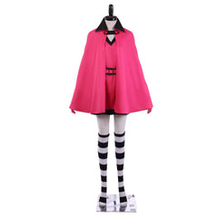 Halloweez Chocolat Meilleure Pink Dress with Cape and Hat Cosplay Outfit - Halloweez