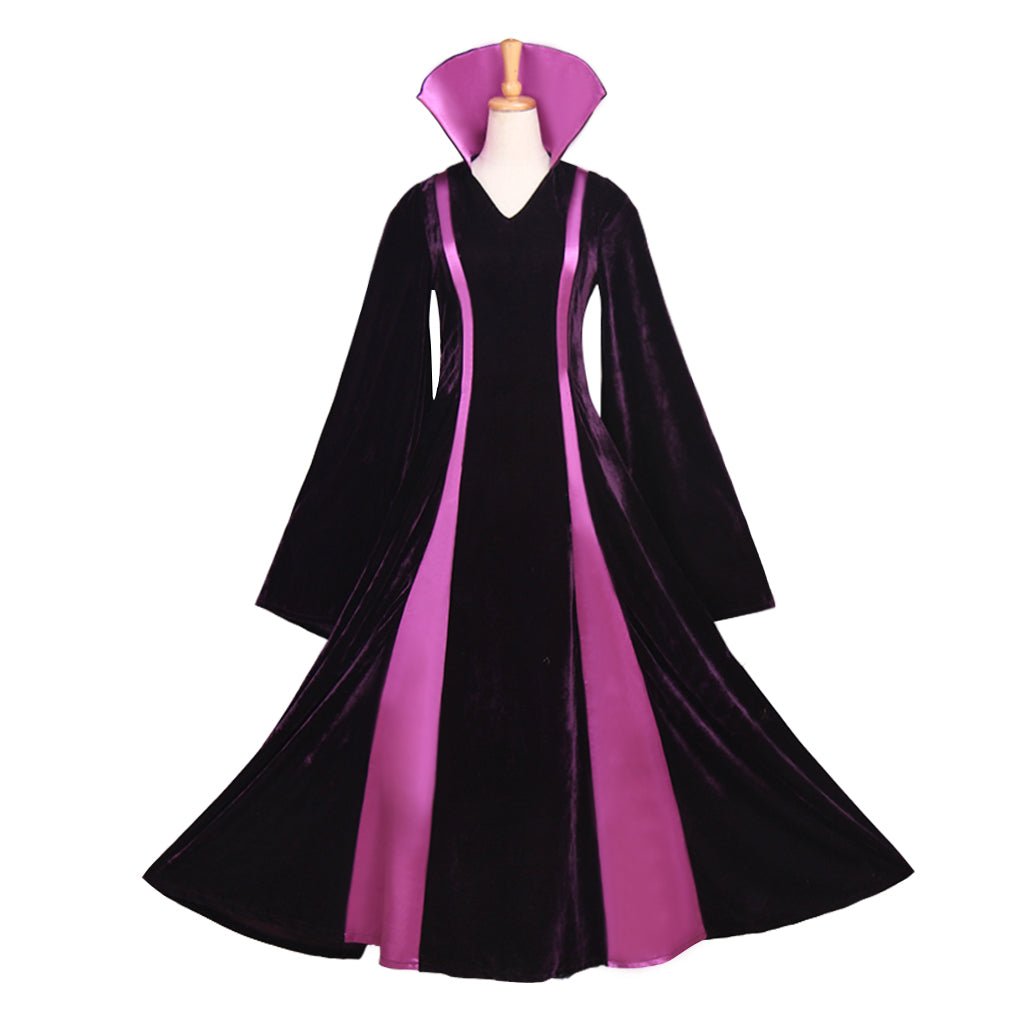 Super Villain Costume Dress | Sleeping Beauty Inspired Halloween Cosplay Costume - Coscosmos