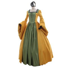 The Other Boleyn Girl Tudor England Dress | Anne and Mary Cosplay Gown for Women | Medieval Court Ball Costume - Coscosmos