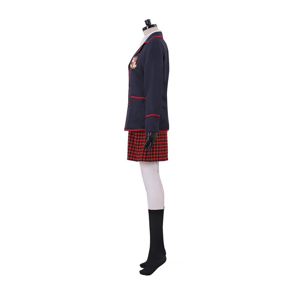 The Umbrella Academy Girl School Uniform Cosplay Costume | Authentic Jacket and Dress for Adults - Coscosmos