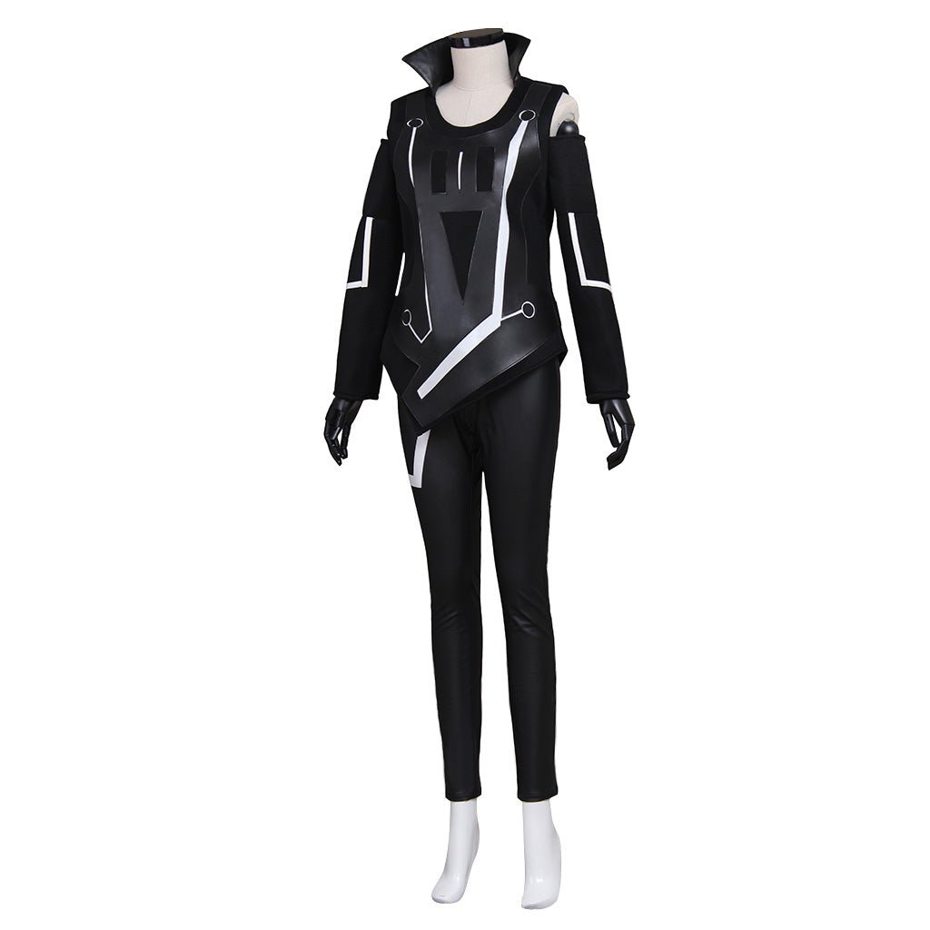 Tron Legacy Quorra Cosplay Costume - Reflective Jumpsuit Licensed Disney Outfit - Coscosmos