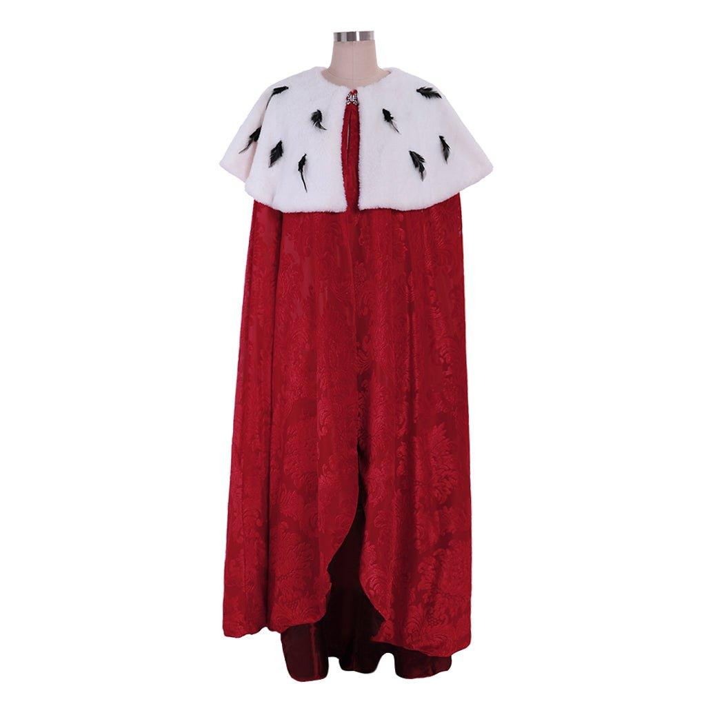 Tudor Costume Cloak | Hamilton Musical King George Cosplay Cape | Historical Performance Cloak - Coscosmos