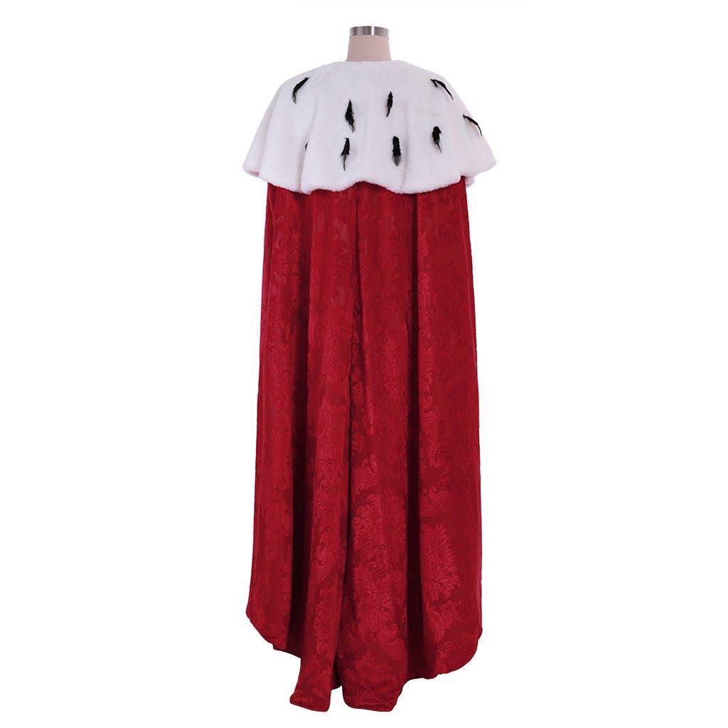 Tudor Costume Cloak | Hamilton Musical King George Cosplay Cape | Historical Performance Cloak - Coscosmos