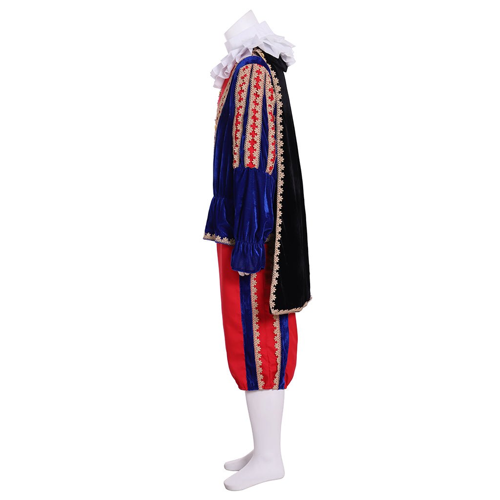 Renaissance Medieval Men’s Elizabethan Costume - Full Set for Stage & Cosplay by Halloweez - Halloweez