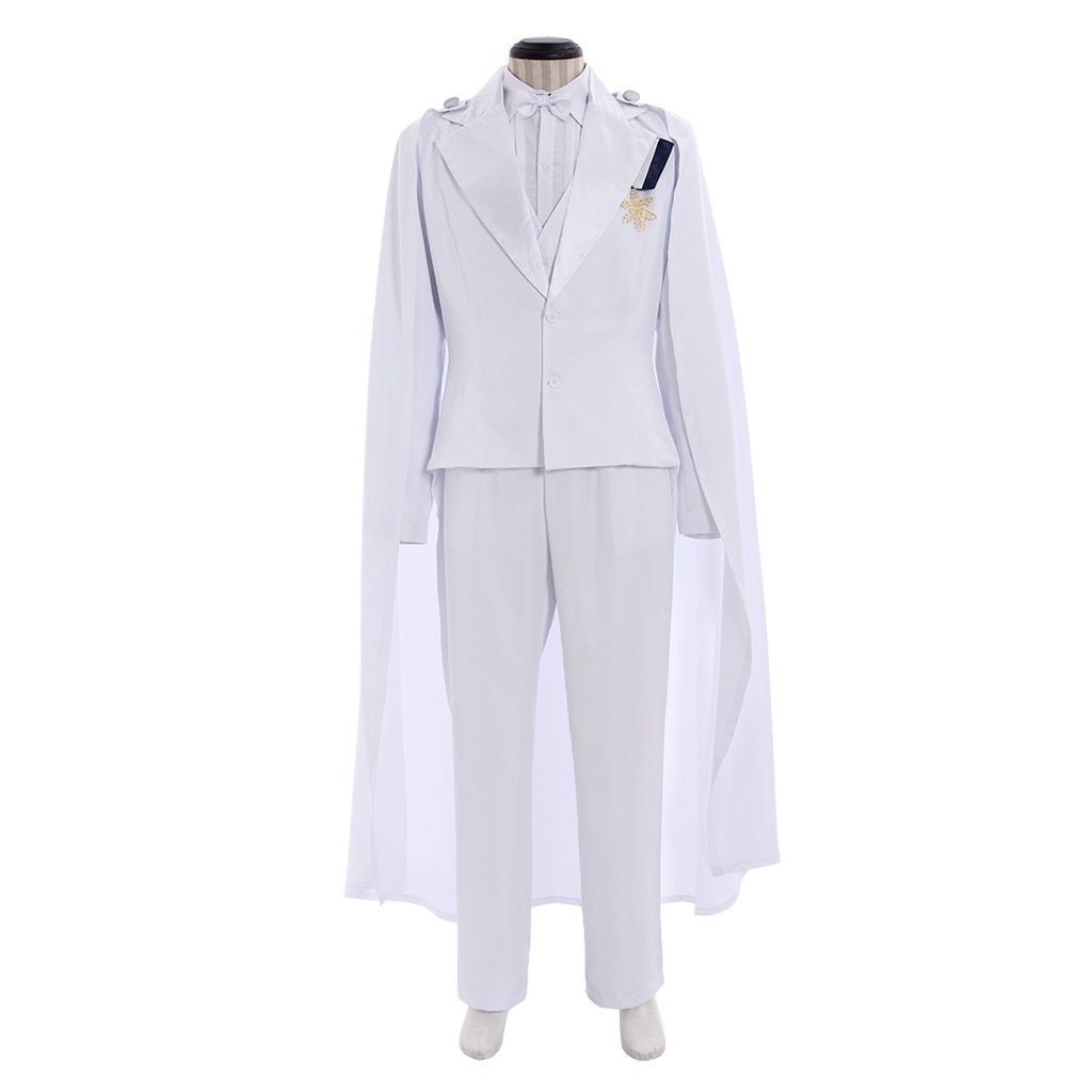 Tuxedo Mask Mamoru Chiba Wedding Dress White Cosplay Costume - Coscosmos