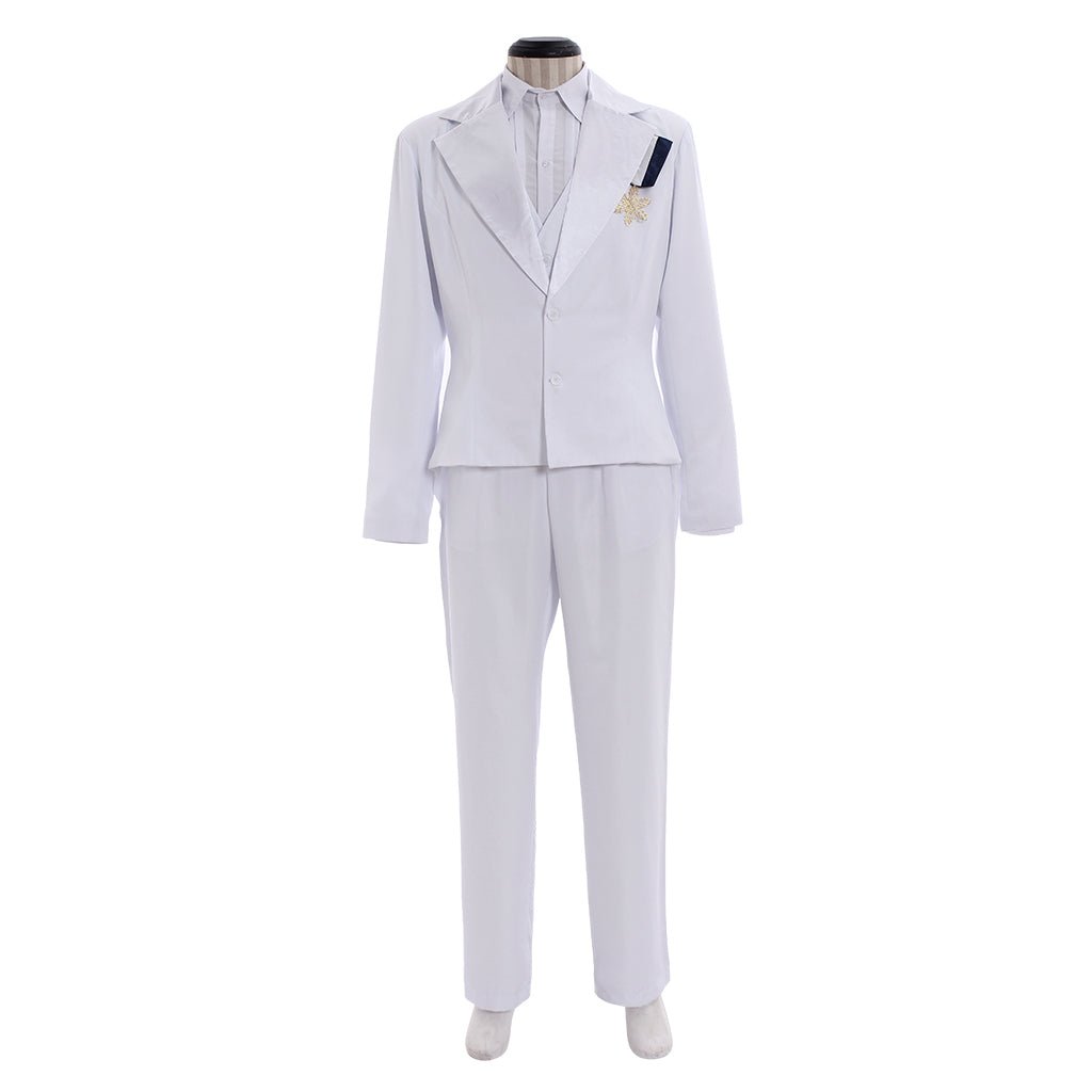 Tuxedo Mask Mamoru Chiba Wedding Dress White Cosplay Costume - Coscosmos