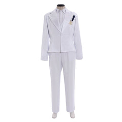 Tuxedo Mask Mamoru Chiba Wedding Dress White Cosplay Costume - Coscosmos