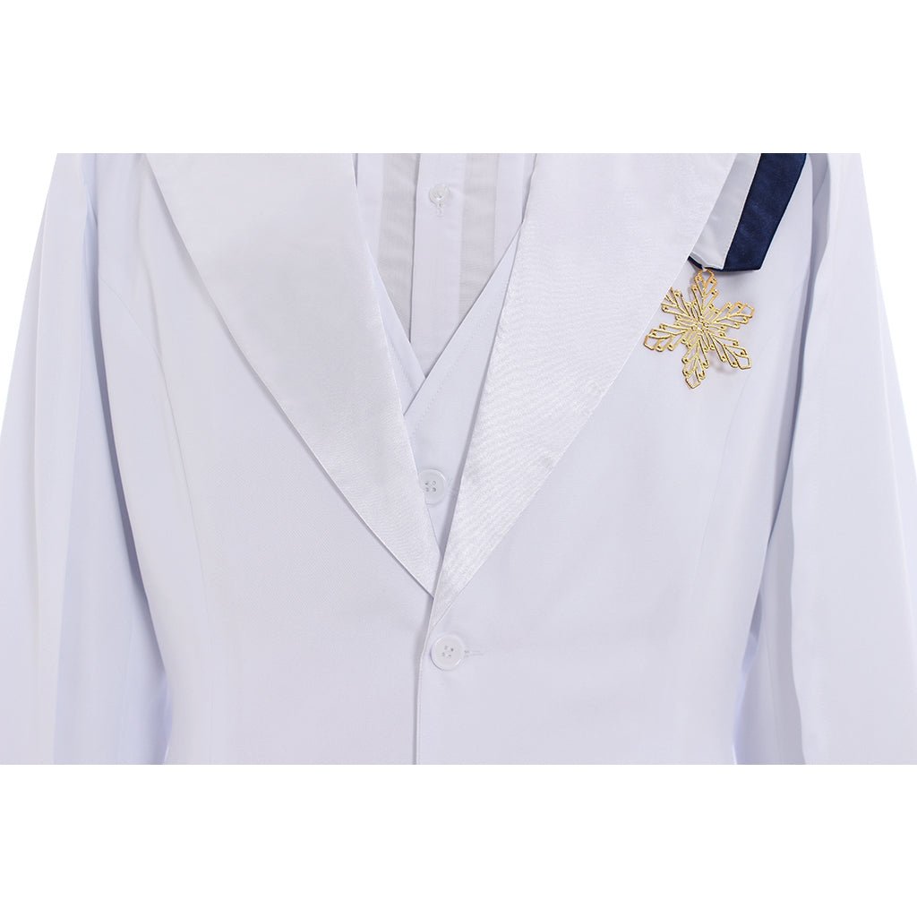 Tuxedo Mask Mamoru Chiba Wedding Dress White Cosplay Costume - Coscosmos