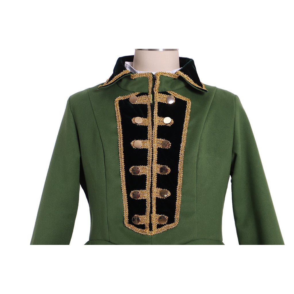 Victorian Green Knight Dress | Hunter Women Cosplay Costume for Masquerade & Daily Wear - Coscosmos