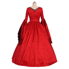 Victorian Queen Elizabeth Tudor Dress | Anne Boleyn Style Cosplay Costume for Renaissance Events - Coscosmos