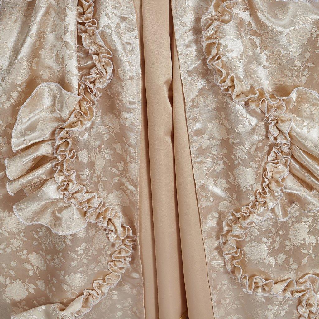 Vintage Rococo Victorian Renaissance Princess Colonial Period Prom Dress - Women's 3/4 - Length Sleeve Maxi Ball Gown for Cosplay, Halloween, Party, Performance - Coscosmos