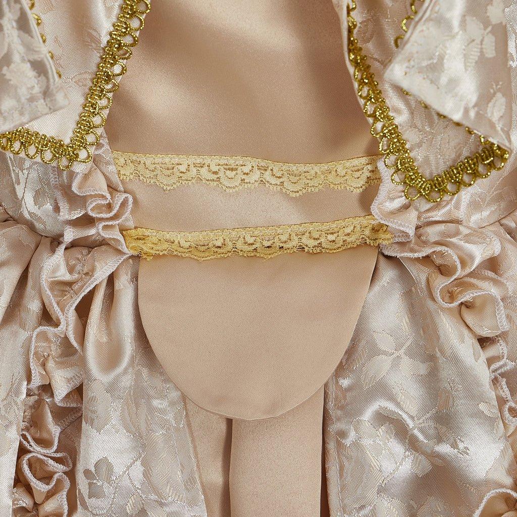 Vintage Rococo Victorian Renaissance Princess Colonial Period Prom Dress - Women's 3/4 - Length Sleeve Maxi Ball Gown for Cosplay, Halloween, Party, Performance - Coscosmos