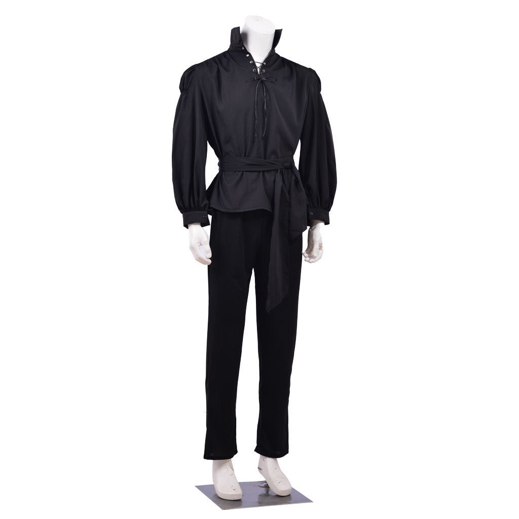 Westley The Princess Bride Cosplay Costume - Black Swordsman Warrior Suit for Halloween - Coscosmos