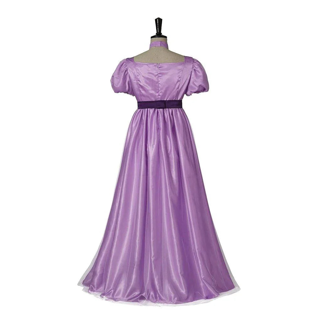 Women Philippa Cosplay Costume Purple Dress - A Noble Regency Princess Ball Gown - Coscosmos