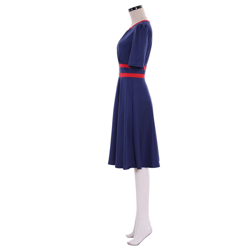 Women’s Officer Agent Margaret/Peggy Carter Dress Cosplay Costume Suit - Coscosmos