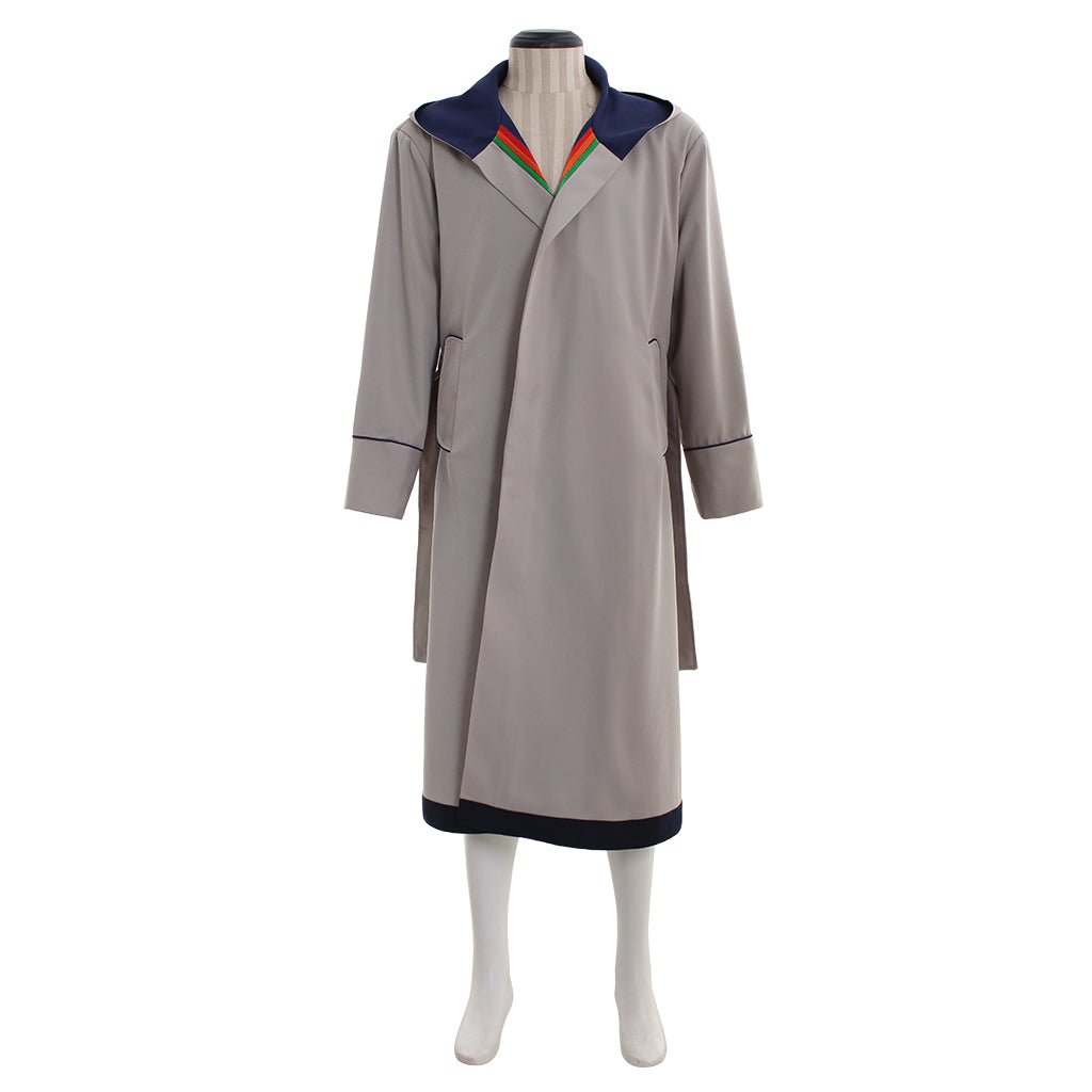 Women's Halloweez Jodie Coat - Premium Slim Fit Belted Doctor Costume Trenchcoat - Halloweez