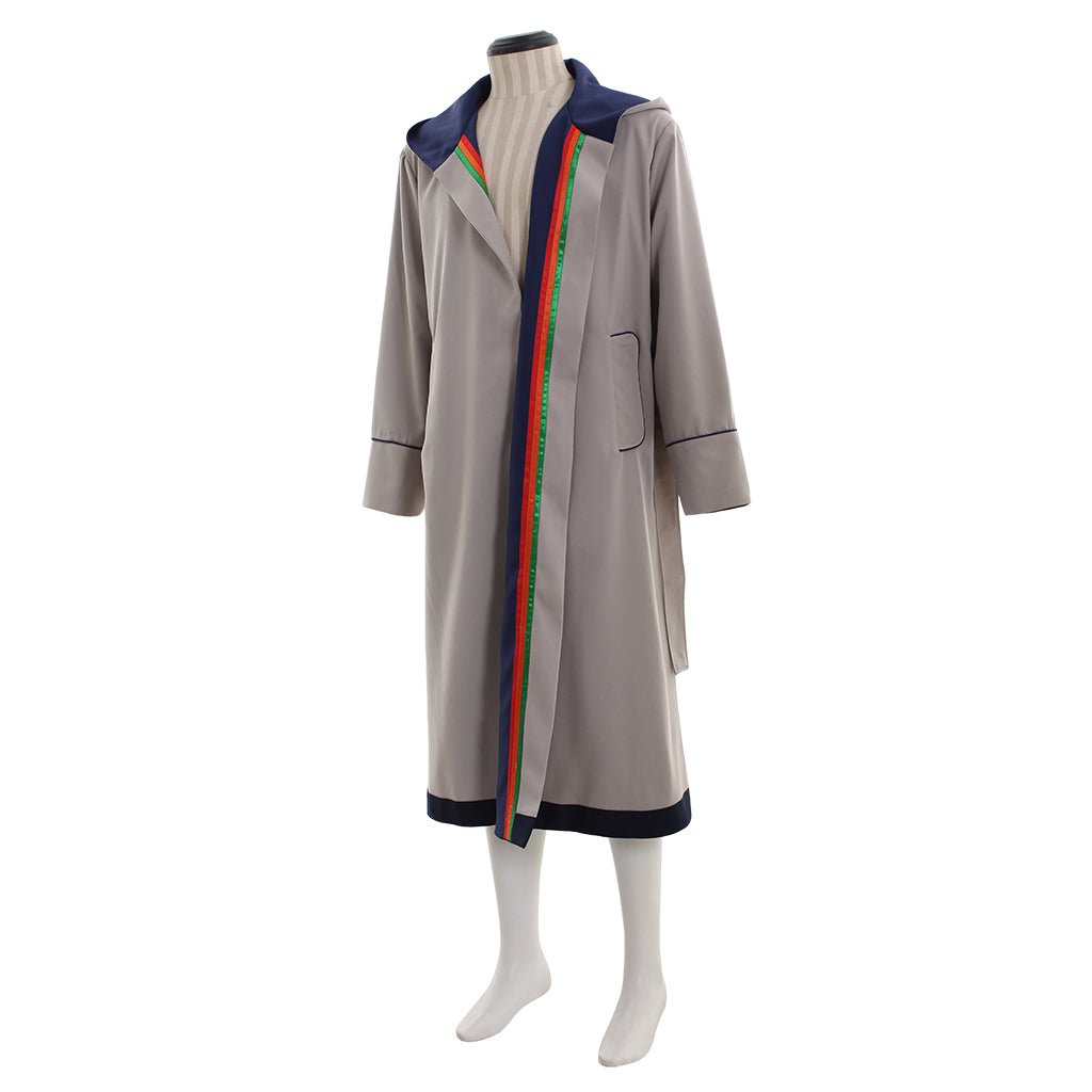 Women's Halloweez Jodie Coat - Premium Slim Fit Belted Doctor Costume Trenchcoat - Halloweez